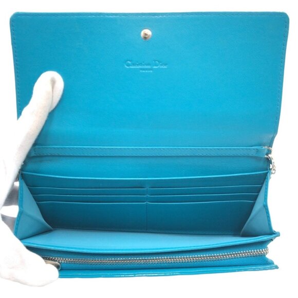 DIOR Blue Wallet - Picture 3 of 10